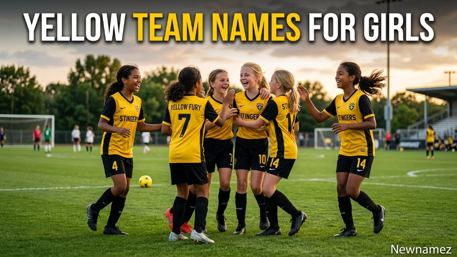 Yellow Team Names for Girls